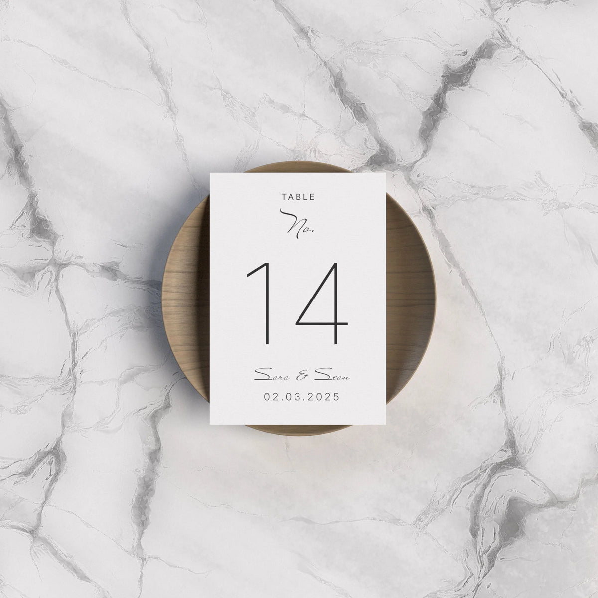 Table Numbers