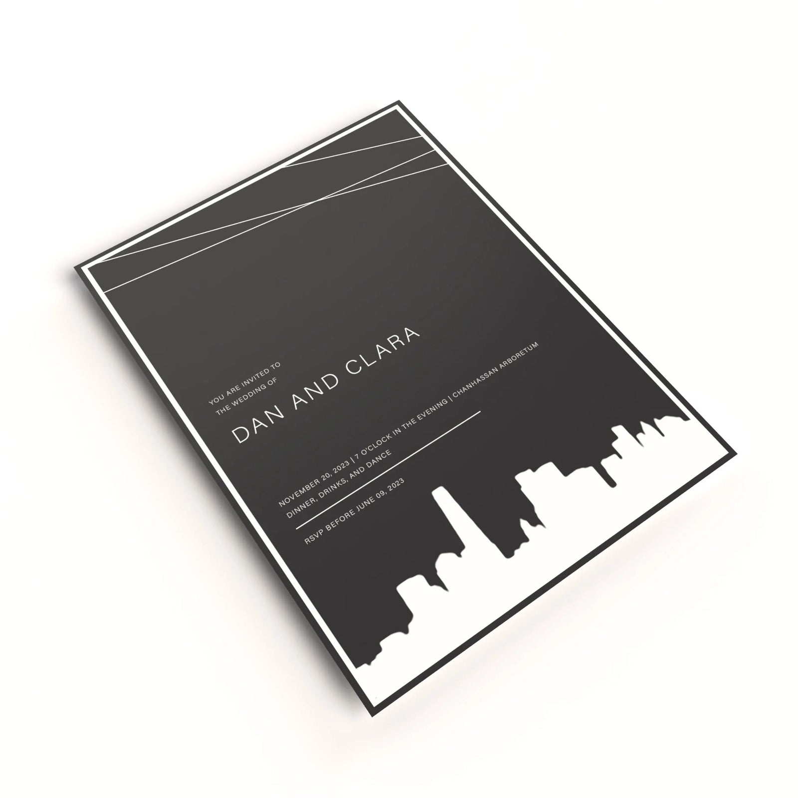 White Ink Postcards