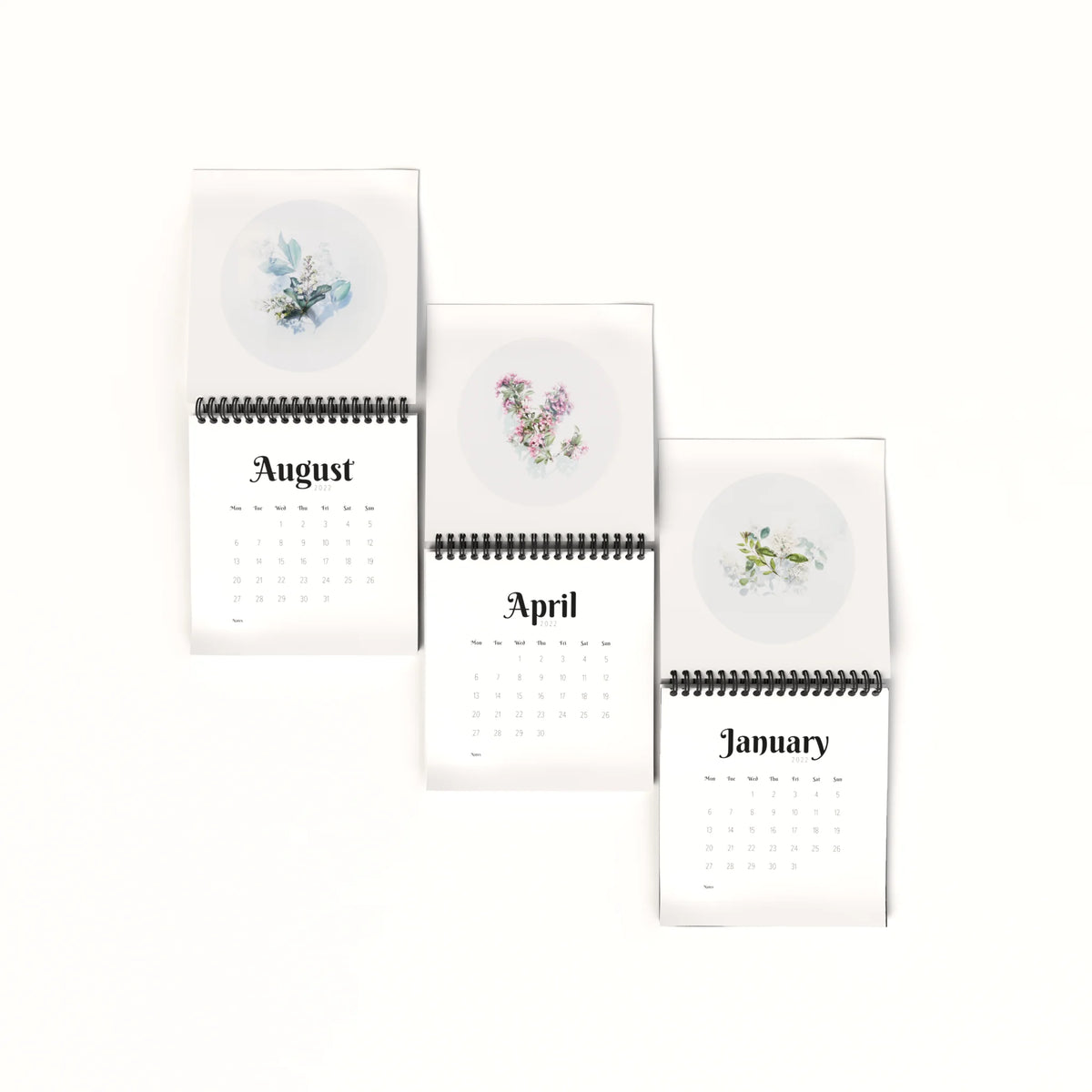 Double Wire Coil Calendars