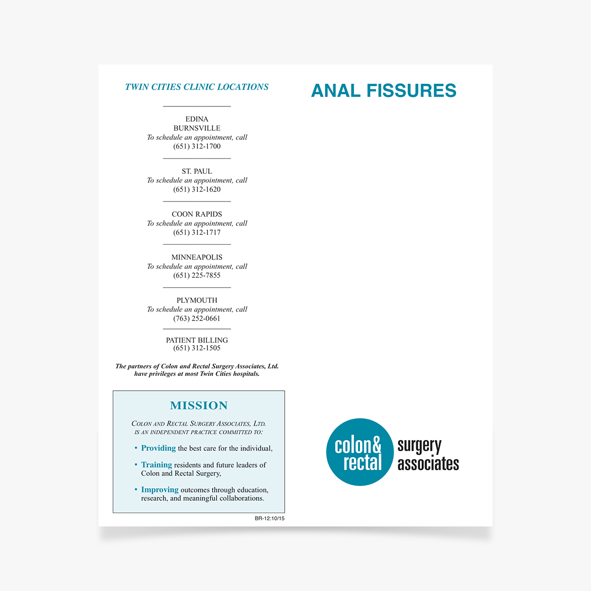 BR-12 Anal Fissure